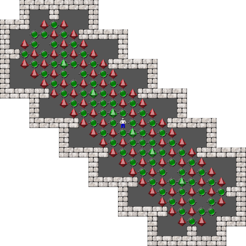 Sokoban Sasquatch 07 Arranged level 68